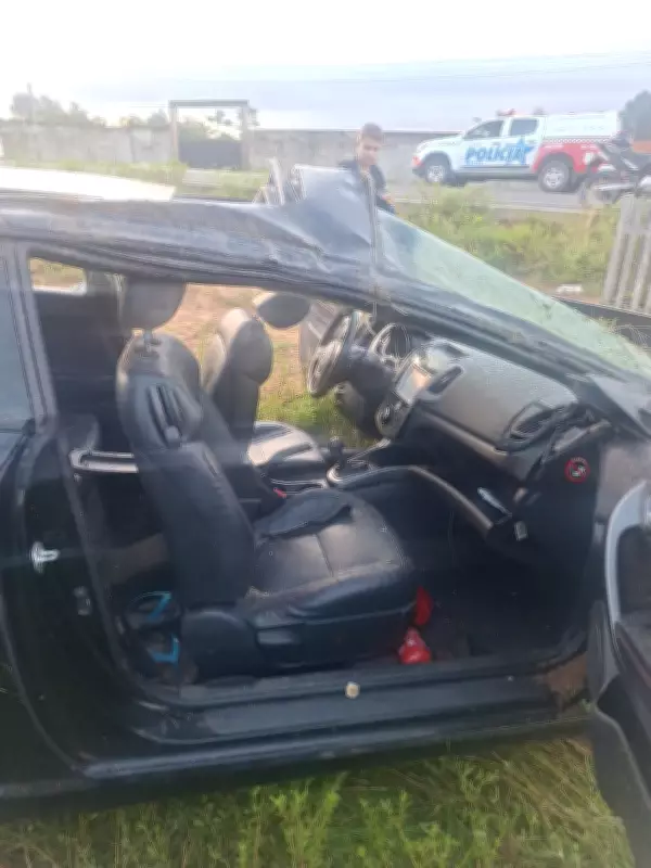 Acidente grave em Óbidos deixa quatro feridos; veículo apresentava odor de álcool