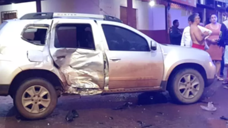 Acidente grave em Santarém deixa duas pessoas feridas após colisão entre carro e moto