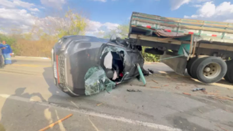 Acidente na BR-412 deixa três feridos, incluindo vereadora, no Cariri paraibano