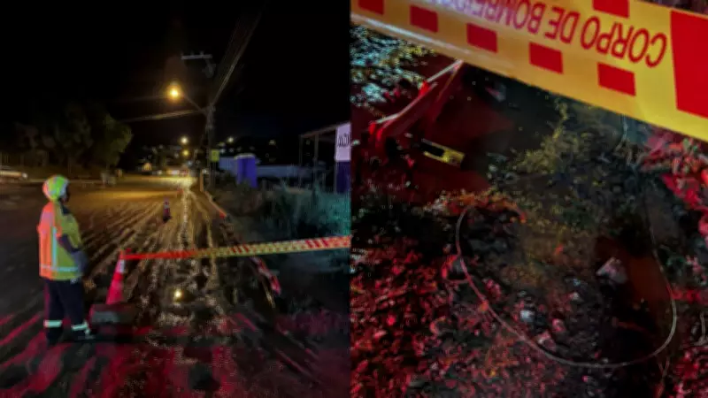 Adolescente de 13 anos morre após choque elétrico em fio caído em Santa Catarina