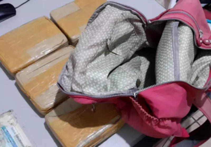 Adolescente de 16 anos é apreendida com 5 kg de maconha em mochila rosa na fronteira com Guiana