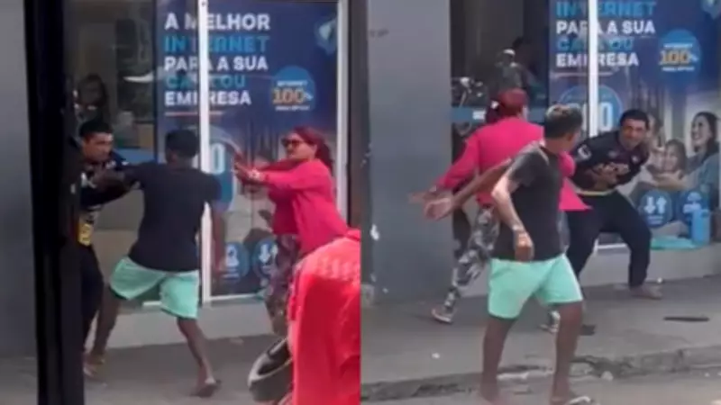 Adolescente tenta esfaquear homem, mas faca quebra durante briga em São Benedito, no Ceará