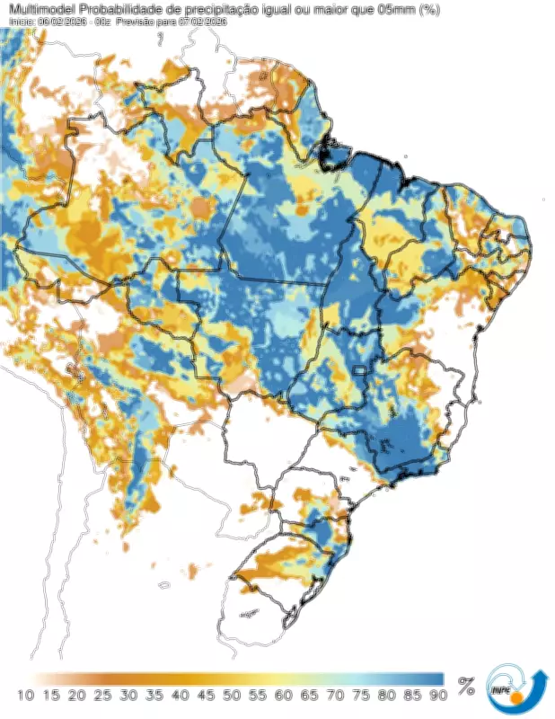 Alerta vermelho do Inmet: Fim de semana de chuva intensa em SP, MG e RJ