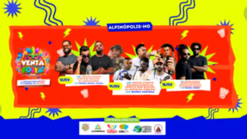 Alpinópolis celebra 4ª edição do Ventafolia com carnaval familiar após 14 anos