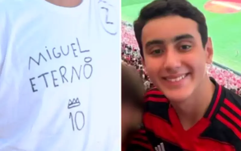 Amigos homenageiam neto de prefeito morto pelo pai em Itumbiara com camisetas 'Miguel Eterno'