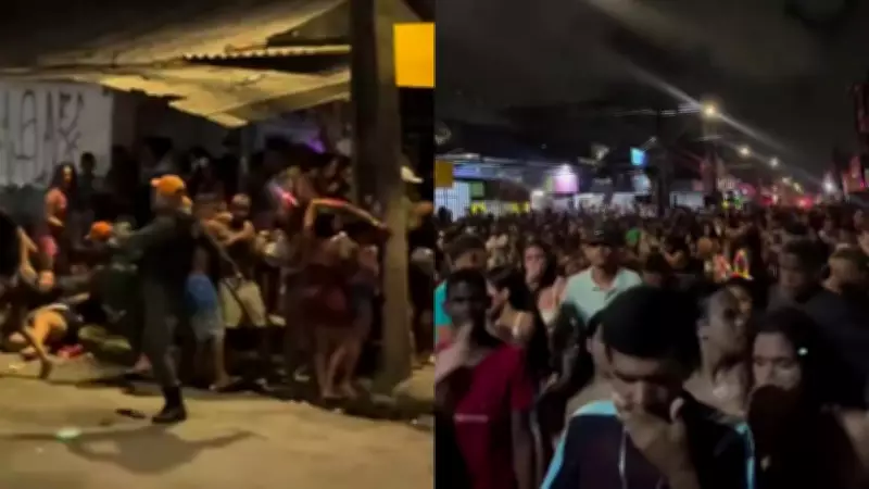 Ação policial em bloco de carnaval do Recife causa correria com música religiosa de fundo