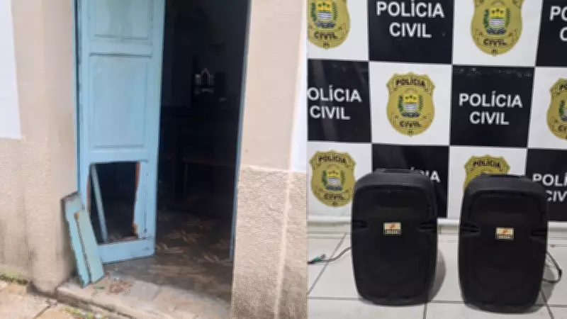 Após arrombamento de igreja no Piauí, polícia recupera objetos e investiga suspeito por receptação