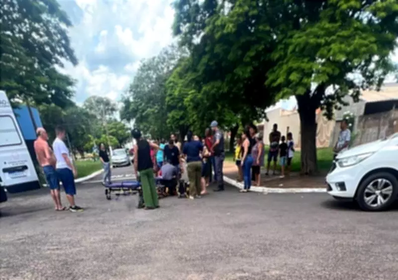 Avô e neto são atropelados em Castilho após motorista idoso passar mal ao volante