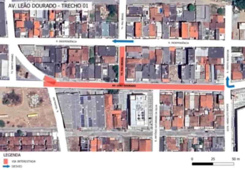 Avenida Leão Dourado em Caruaru terá trânsito alterado por obras de esgoto