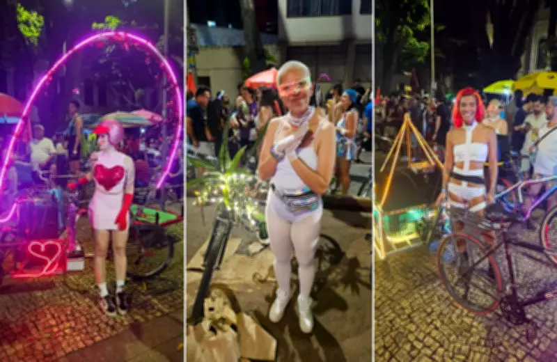 Bloco da Bicicletinha em BH transforma ruas em carnaval sobre rodas com bikes fantasiadas