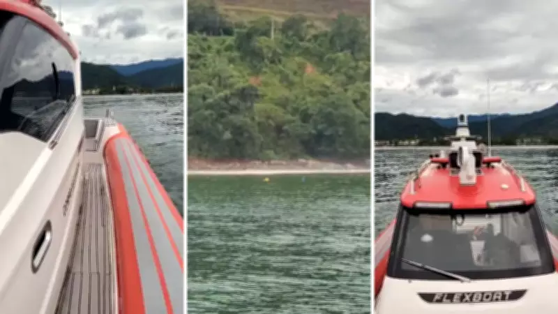 Bombeiros buscam adolescente desaparecido no mar em praia de São Sebastião, SP