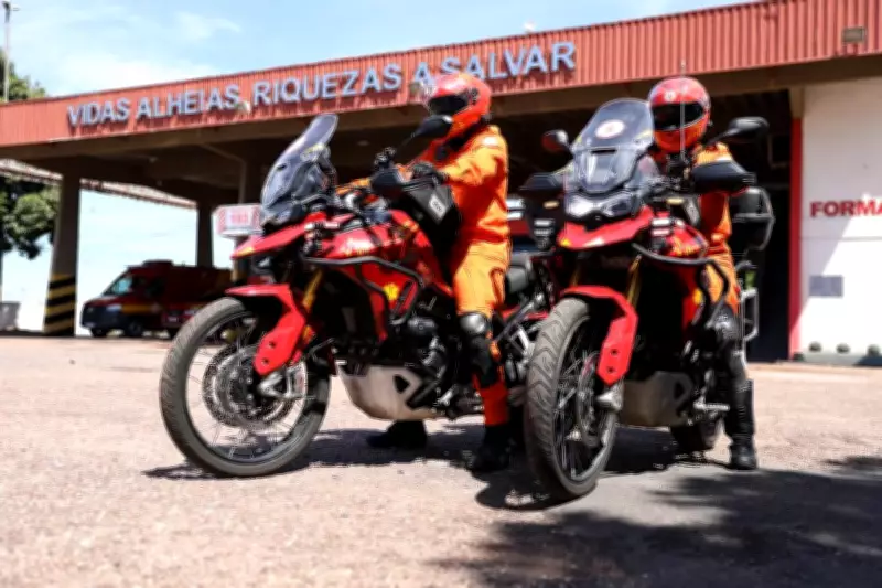 Bombeiros de Várzea Grande iniciam atendimento com motos para agilizar resgate em MT