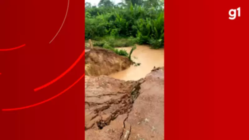 BR-230 no Amazonas tem trecho interditado após rompimento de bueiro por chuvas