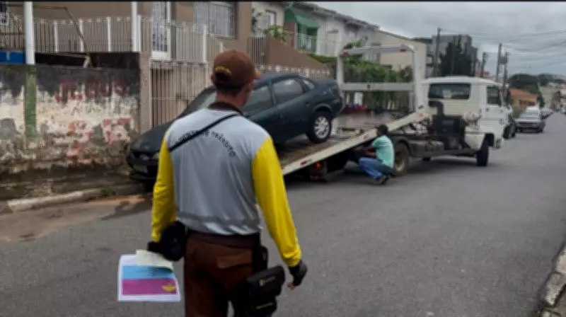 Bragança Paulista inicia operação para remover veículos abandonados das ruas