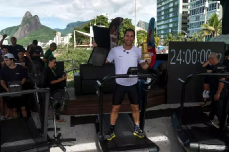 Brasileiro bate recorde mundial ao correr 188 km em esteira por 24 horas
