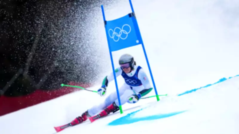 Brasileiro lidera primeira descida do slalom gigante nos Jogos Olímpicos de Inverno