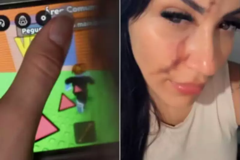 Cabeleireira é agredida com vidro após briga de filhos no Roblox em Praia Grande