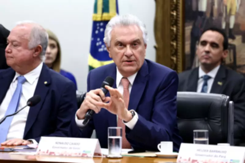 Caiado se reúne com ex-ministros de Bolsonaro em evento de saúde em São Paulo