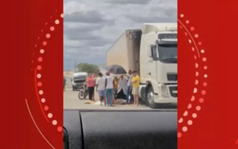 Caminhoneiro em estado grave após ser prensado por peça do próprio veículo na BR-324