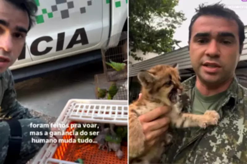 Capitão da PM Ambiental usa redes sociais para conscientizar sobre proteção animal