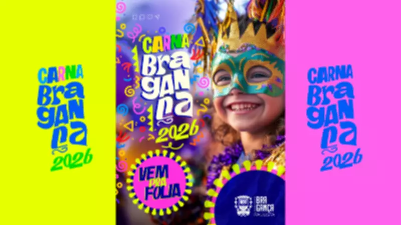 Carnabragança 2026: Programação Gratuita Anunciada para Bragança Paulista