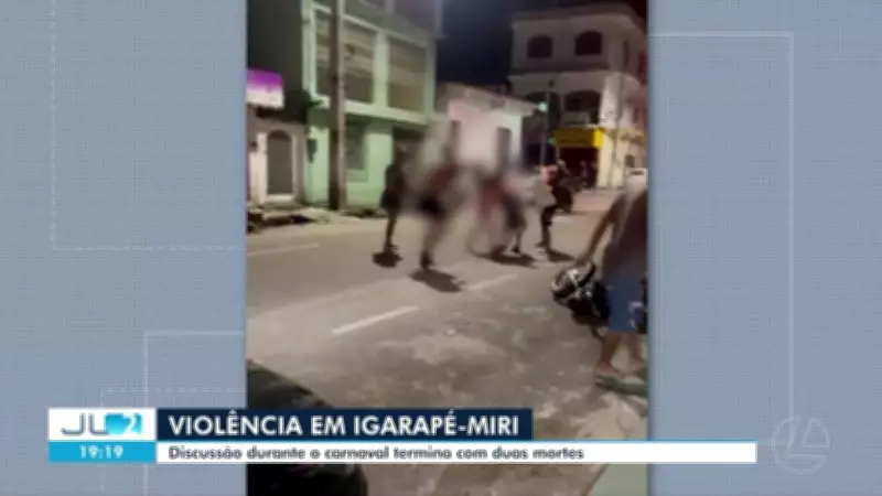 Carnaval termina em tragédia: dois mortos em briga com faca em Igarapé-Miri, PA