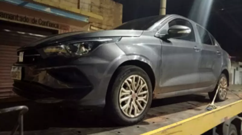 Carro de locadora com registro de apropriação indébita é apreendido pela PMRv no Norte de Minas