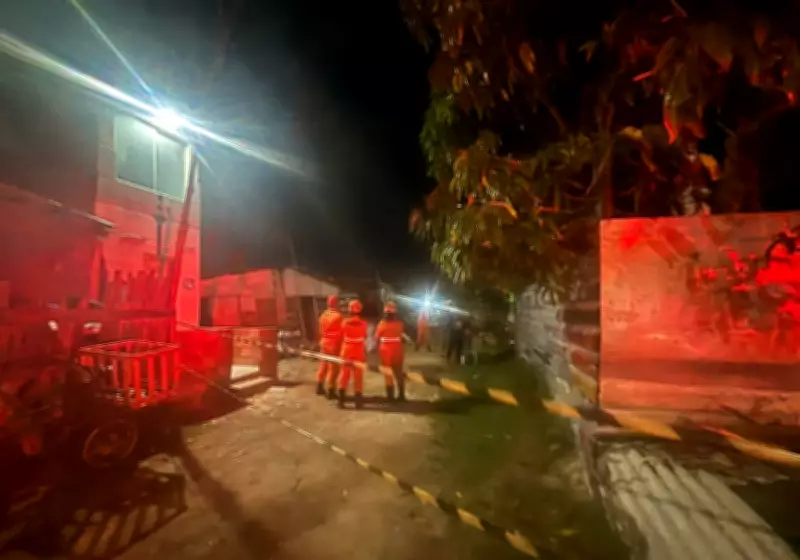 Casa em Aracaju desaba na Zona Norte e deixa duas pessoas feridas