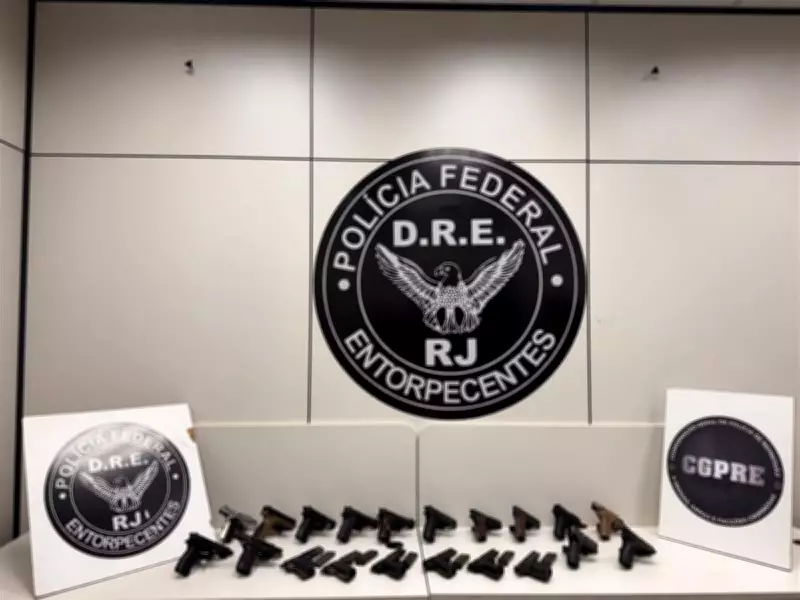 Casal é preso com 20 pistolas em ônibus na Via Dutra pela Polícia Federal