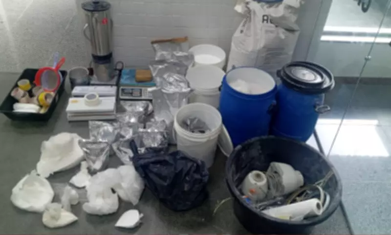 Casal é preso em flagrante após laboratório de drogas ser desarticulado na zona rural de Feira de Santana