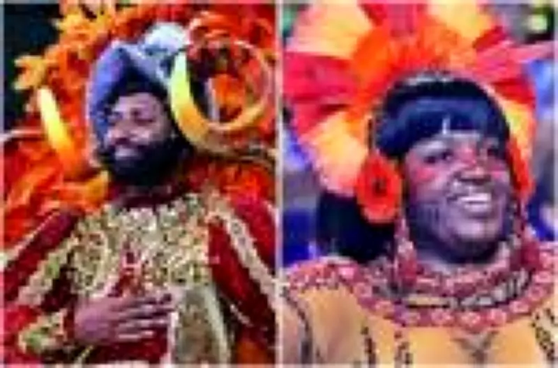 Casal de mestre-sala e porta-bandeira tomba em desfile da Tatuapé após vazamento de óleo na pista