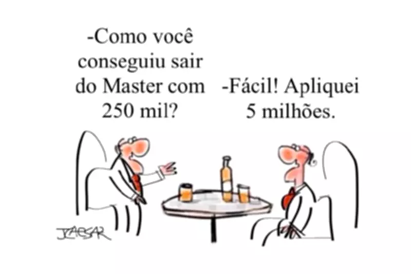 Charge de J.Caesar critica Bolsonaro e Lula em 3 de fevereiro
