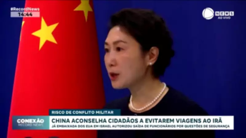 China emite alerta de viagem para cidadãos evitarem o Irã devido a tensões com EUA