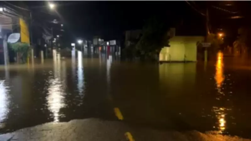 Chuva intensa no litoral paulista deixa desabrigados e mobiliza Gabinete de Crise