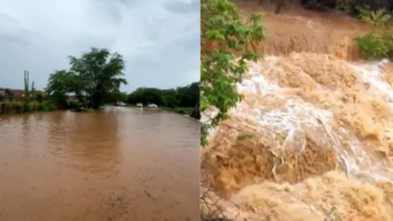 Chuvas intensas causam alagamentos no interior do Piauí e Inmet mantém alerta de perigo