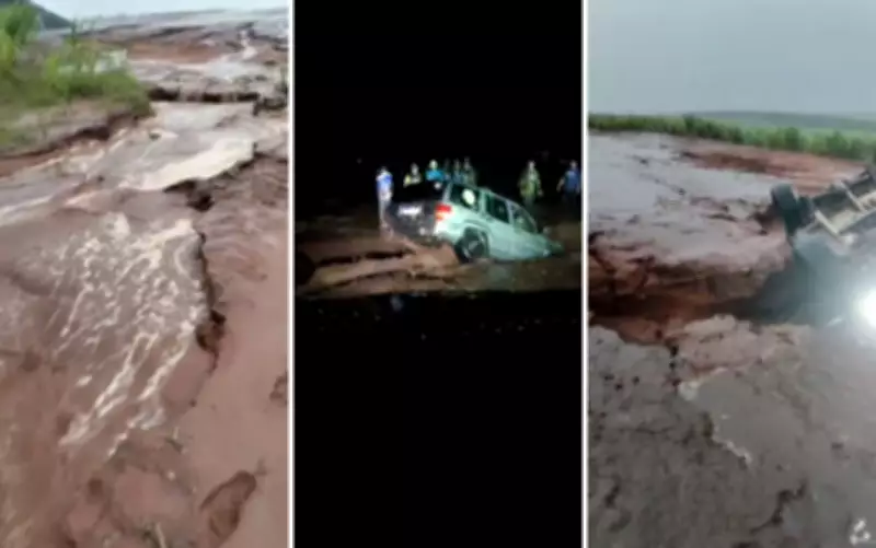 Chuvas intensas derrubam pontes e isolam zona rural de Santa Rosa de Viterbo, SP
