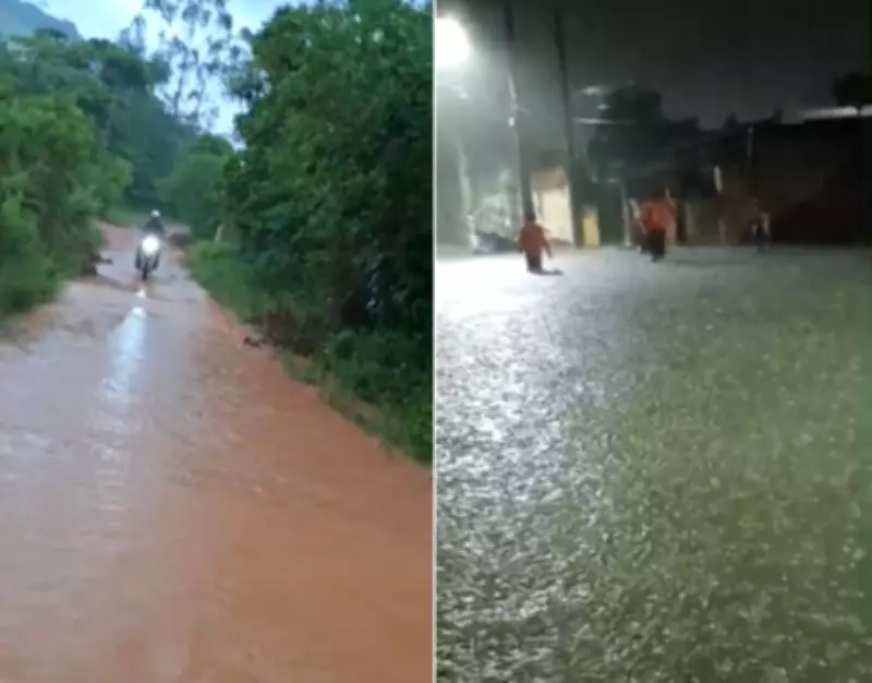 Chuvas intensas em Campos: Imbé e Lagoa de Cima registram 125 mm de precipitação