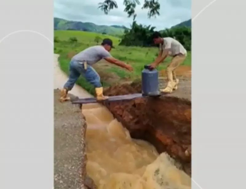 Chuvas intensas isolam produtores e causam deslizamentos no Noroeste Fluminense