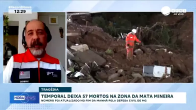 Chuvas persistentes em Minas Gerais elevam risco de deslizamentos e deixam desaparecidos