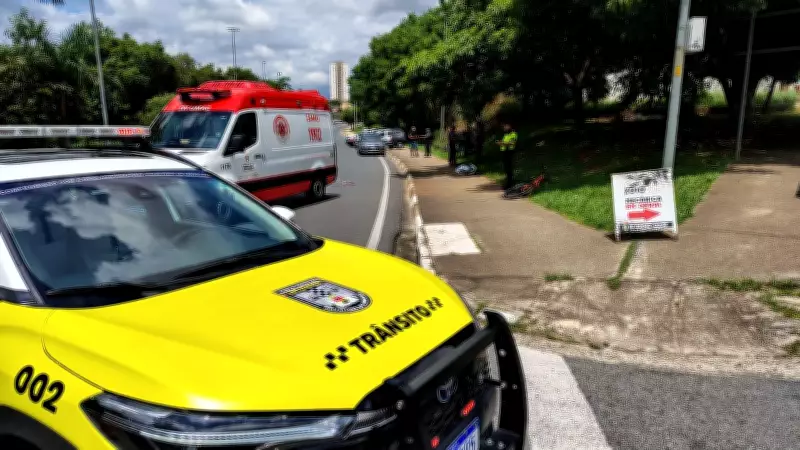 Ciclista de 65 anos morre após atropelamento em avenida de Sorocaba