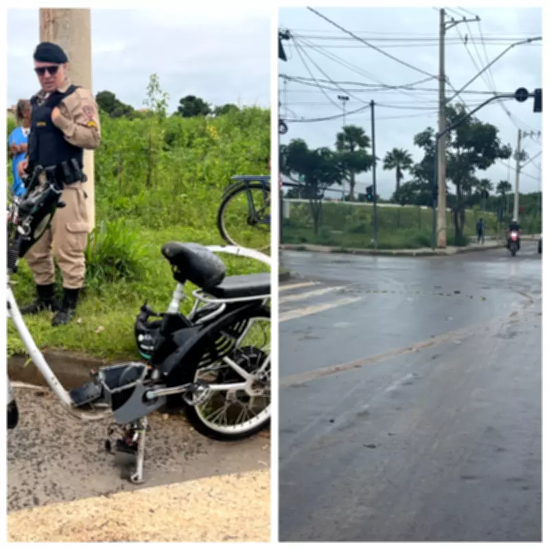 Ciclista morre após colisão com carro em cruzamento de Montes Claros