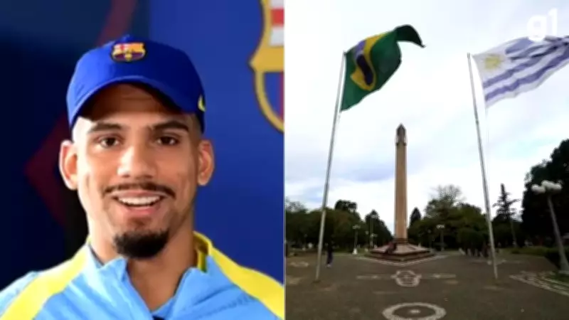 Cidade brasileira e uruguaia compartilham praça única e cultura mesclada na fronteira