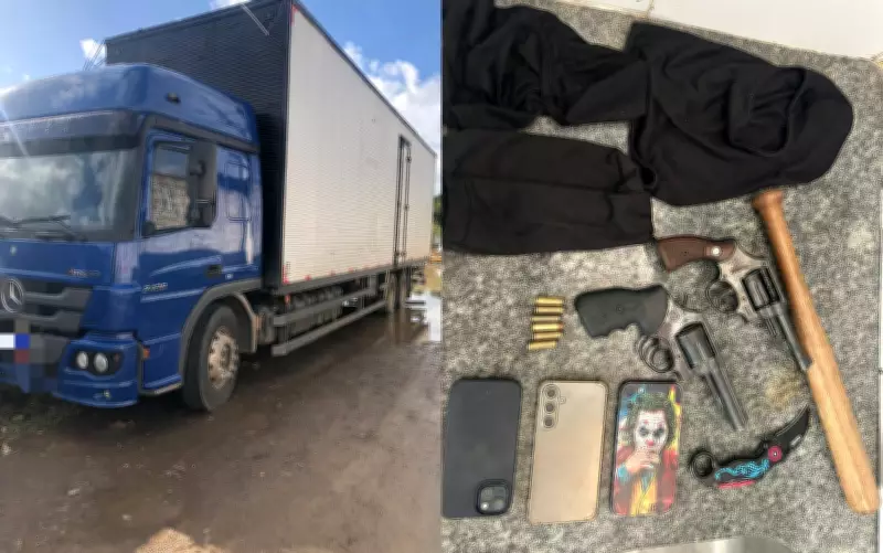 Cinco homens presos por sequestro de caminhoneiro e roubo de caminhão em Pernambuco