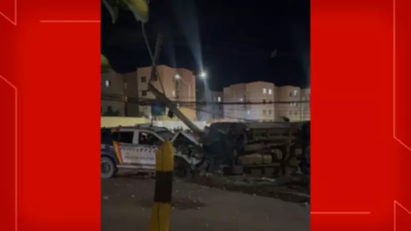 Cinco policiais militares se ferem em acidente de viaturas no Distrito Federal