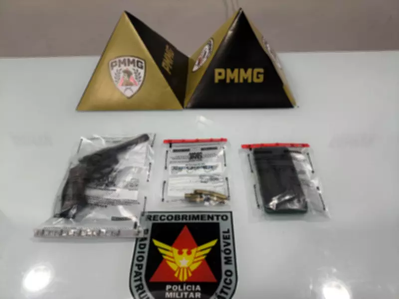 Cliente e dono de bar são presos após arma ser encontrada escondida em depósito em Governador Valadares