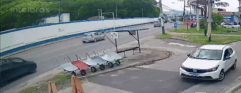 Câmera flagra estouro de tubulação no Guandu; vazamento afeta 10 milhões no Rio