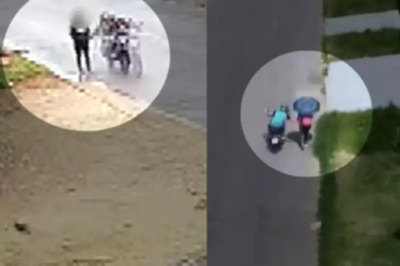 Câmeras flagram importunação sexual contra mulheres em Colombo; polícia investiga suspeitos