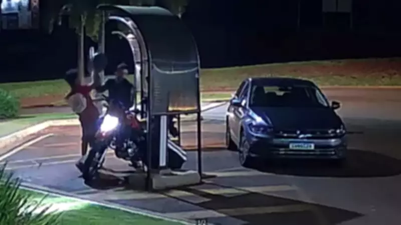 Câmeras registram briga entre morador e motoboy em condomínio de Campinas