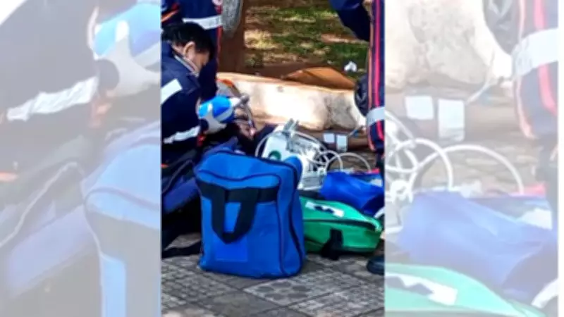 Colegas em situação de rua salvam homem após parada cardíaca com orientações pelo telefone em Bauru