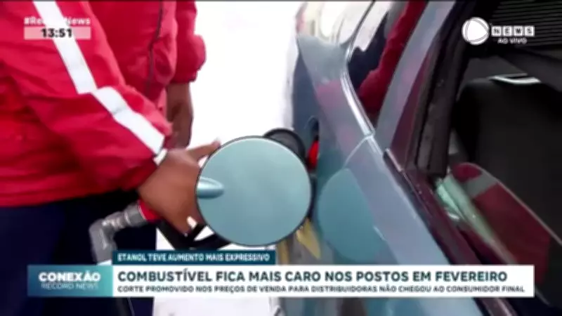 Combustível fica mais caro nos postos em fevereiro apesar de corte da Petrobras
